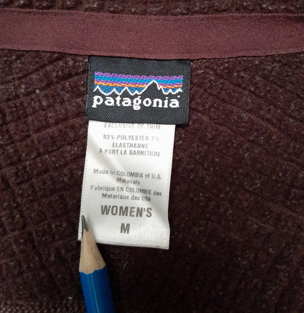 PATAGONIA R1 REGULATOR FLEECE HALF ZIP PULLOVER BROWN M MEDIUM WAFFLE POLARTEC - Picture 4 of 10